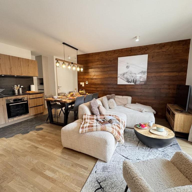 Résidence Le Living Stone B - T3 NEUF, CENTRE VARS, LIVING STONE 150m DES PISTES MAE-1041 - Appartement - 4