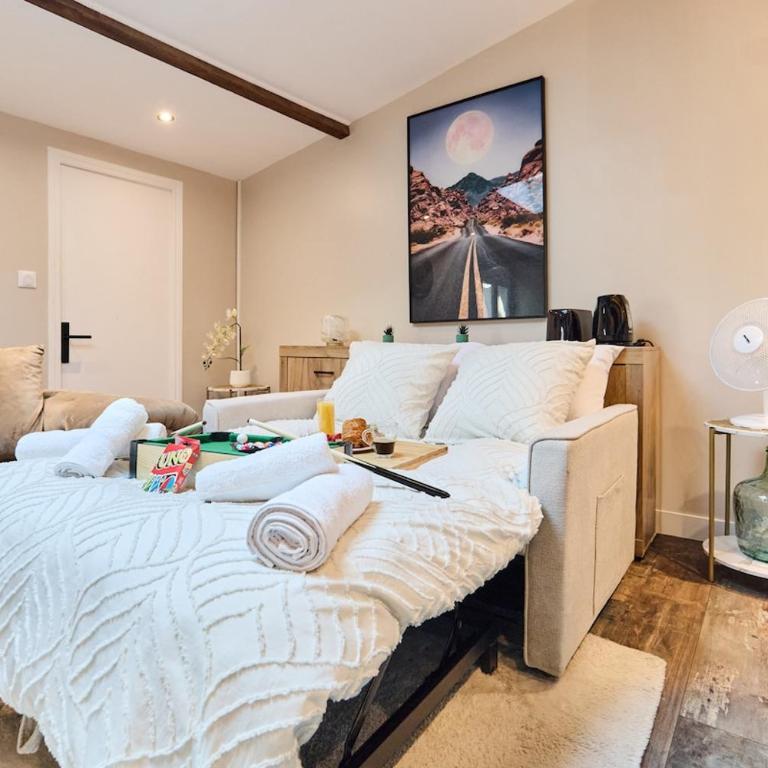 LE LOFT RÉMOIS I CENTRE-VILLE I TERRASSE I BARBECUE I NETFLIX - LE LOFT RÉMOIS I DOWNTOWN I TERRACE I BBQ l NETFLIX - Appartement 1 Chambre - 57