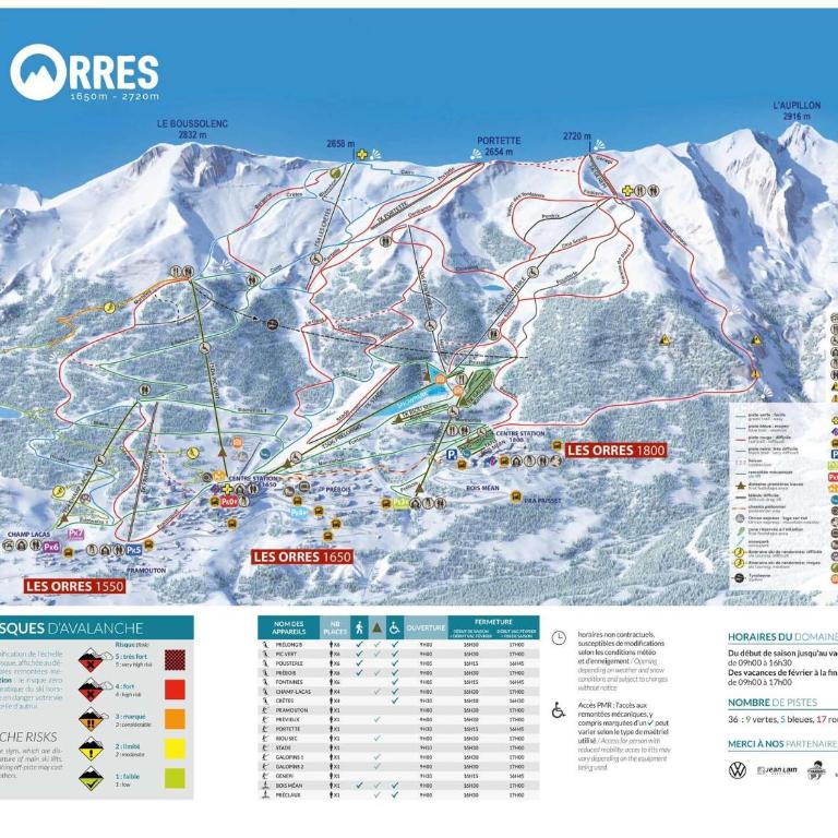 Résidence Orr Des Cimes - LES ORRIANES DES CIMES - Studio 4 Pers vue pistes MAE-6281 - Estudio - 9