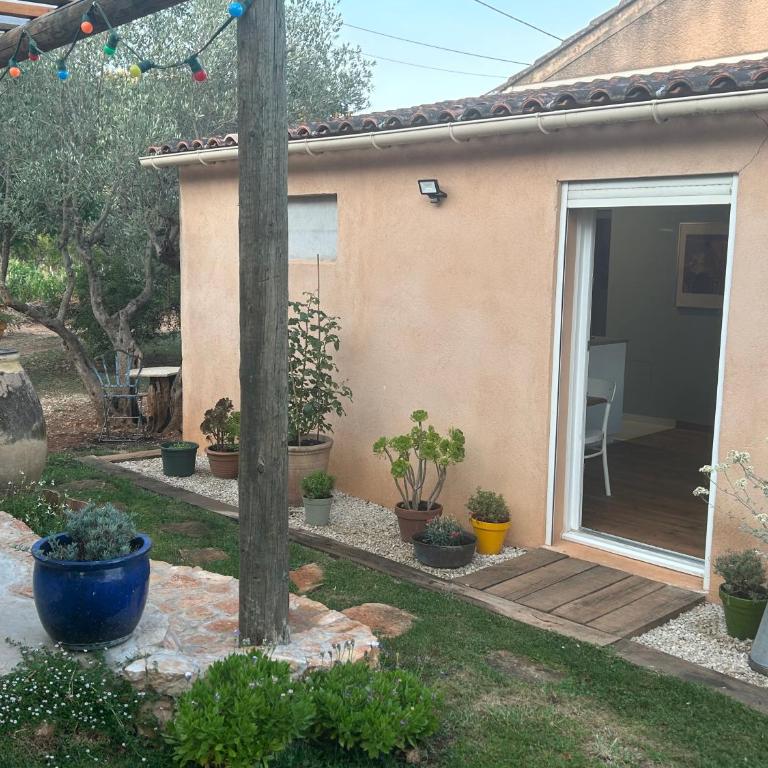Studio dans les vignes avec accès piscine - Appartement 1 Chambre - 5