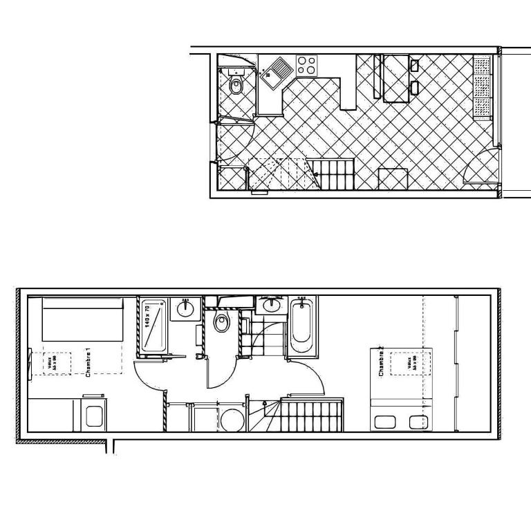 Résidence Les Balcons Des Curtious - Appartement 3 pièces - 6 personnes MAE-2183 - Apartment - 9