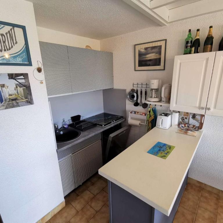 Résidence Le Mykonos - APPT T2 CAB OU MEZZ 6 couchages PORT LEUCATE. Réf: 2MYK_15C MAE-7254 - Apartment - 4