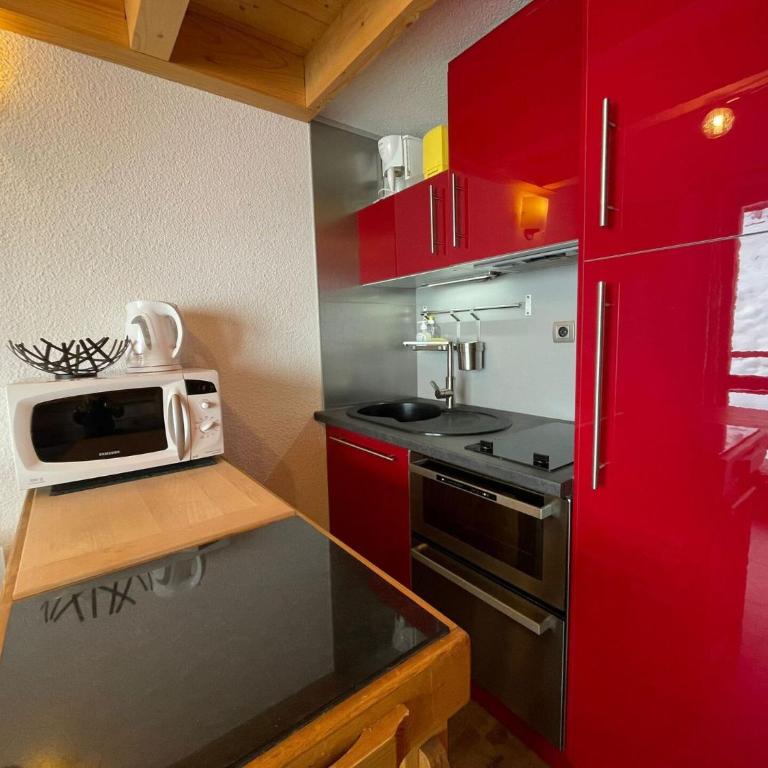 Résidence Argousier - Appartement chaleureux pour 4 à 100m des pistes MAE-5913 - Estudio - 5