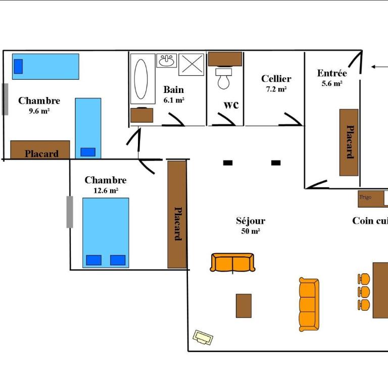 Résidence Lanslebourg Village - Appartement 3 pièces - 6 personnes MAE-7953 - Appartement - 8