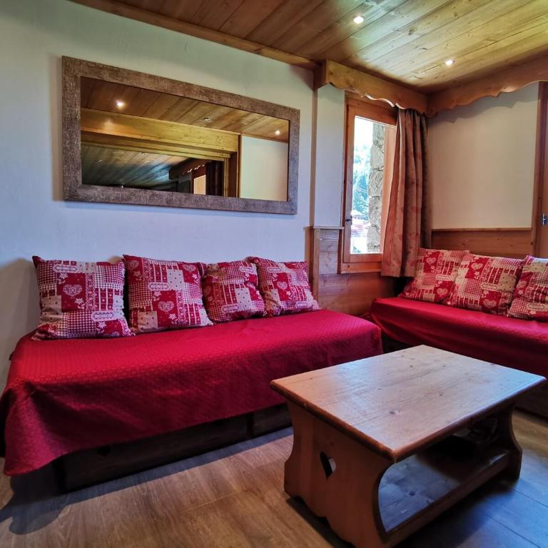 Résidence Terrasse - La Terrasse 1/2 - Joli appartement, spacieux, terrasse skis aux pieds MAE-5744 - Appartement - 4