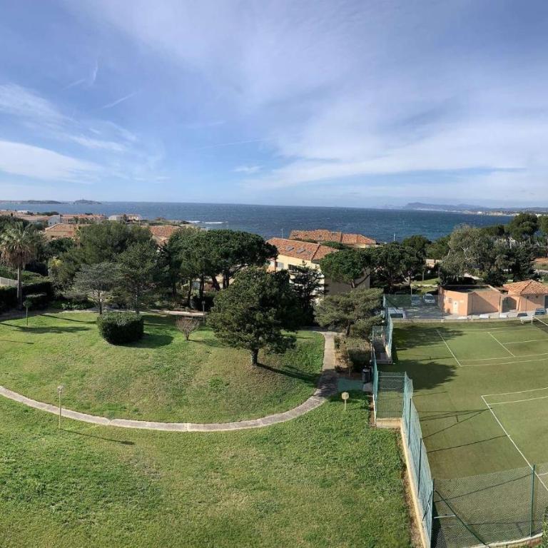 Résidence Marines D'aryana - Appartement front de mer avec tennis et piscine MAE-9174 - Studio - 1