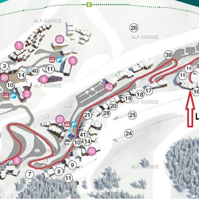 Résidence Le Belvedere - 3 Pièces 6/7 pers Duplex - LE BELVEDERE - 047BE -PLAGNE VILLAGES MAE-5874 - Apartment - 6