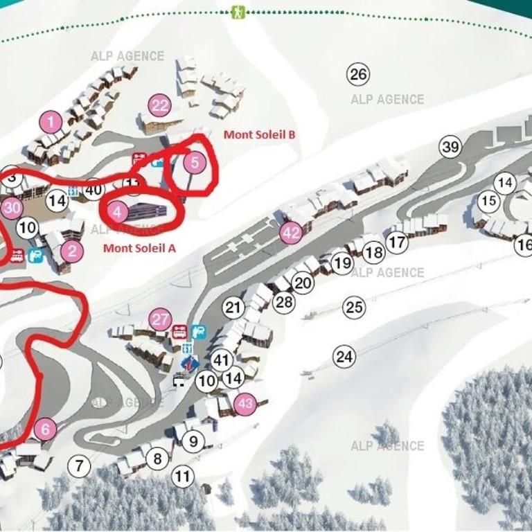 Résidence Le Mont Soleil A - Appt 3 pièces 6 pers- LE MONT-SOLEIL A - 213MSA - PLAGNE SOLEIL MAE-9394 - Appartement - 4