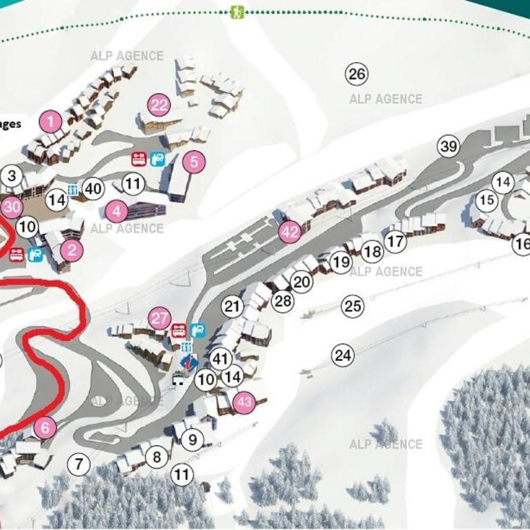 Résidence Lodges Des Alpages - 3 Pièces 6 pers - LES LODGES DES ALPAGES - 413LDGA - PLAGNE SOLEIL MAE-4284 - Appartement - 9