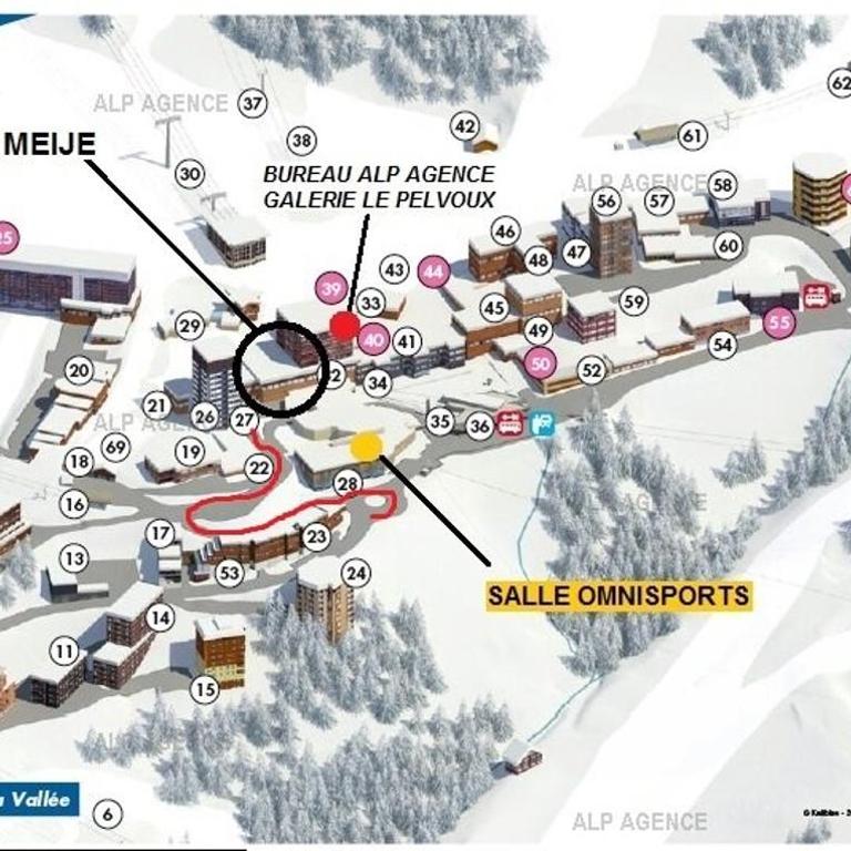 Résidence La Meije - Appartement en souplex 4/5 personnes - LA MEIJE - R3MJE - PLAGNE CENTRE MAE-3044 - Appartement - 8