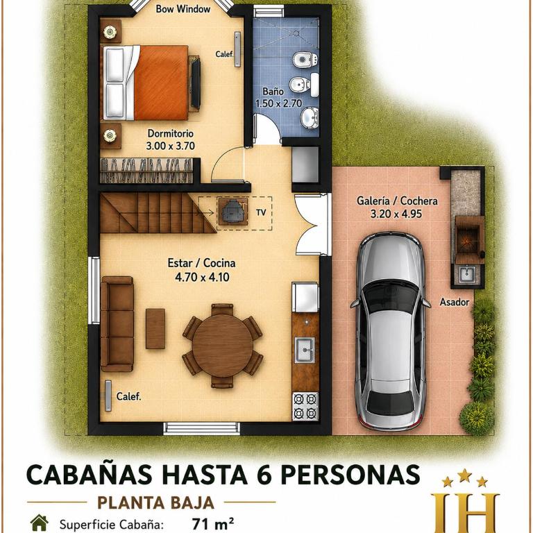 Cabañas Landhaus - Bungalow (6 adultos) - 10