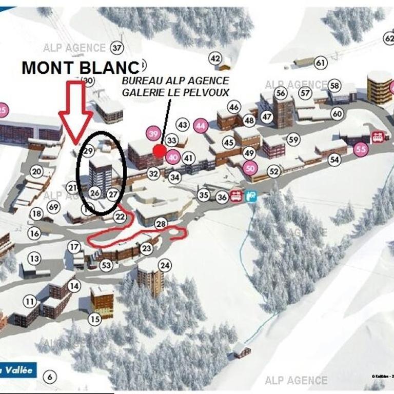Résidence Le Mont Blanc - 2 Pièces 5 pers - LE MONT-BLANC- 021MB - PLAGNE CENTRE MAE-1704 - Appartement - 4