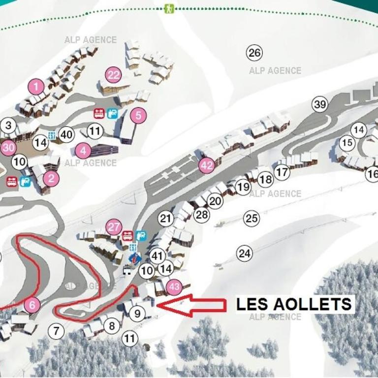 Résidence Les Aollets - Magnifique 3 pièces - Résidence LES AOLLETS - 321AO - Plagne villages - WIFI MAE-6084 - Appartement - 3