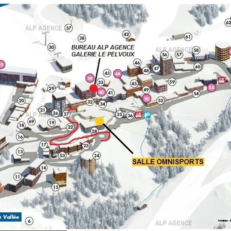 Résidence Le Pelvoux - Studio cabine 4/5 pers - LE PELVOUX - 114PE- PLAGNE CENTRE MAE-9024 - Appartement - 5