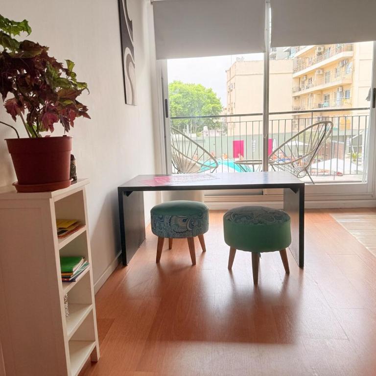 Tranquilo estudio, departamento monoambiente en Chacarita - Apartamento de 1 dormitorio - 2