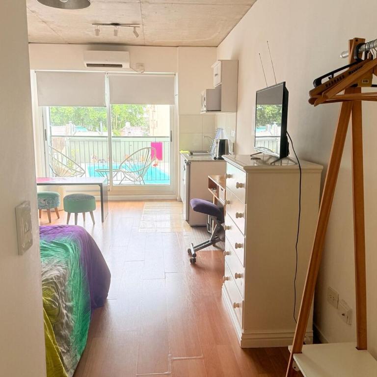 Tranquilo estudio, departamento monoambiente en Chacarita - Apartamento de 1 dormitorio - 20