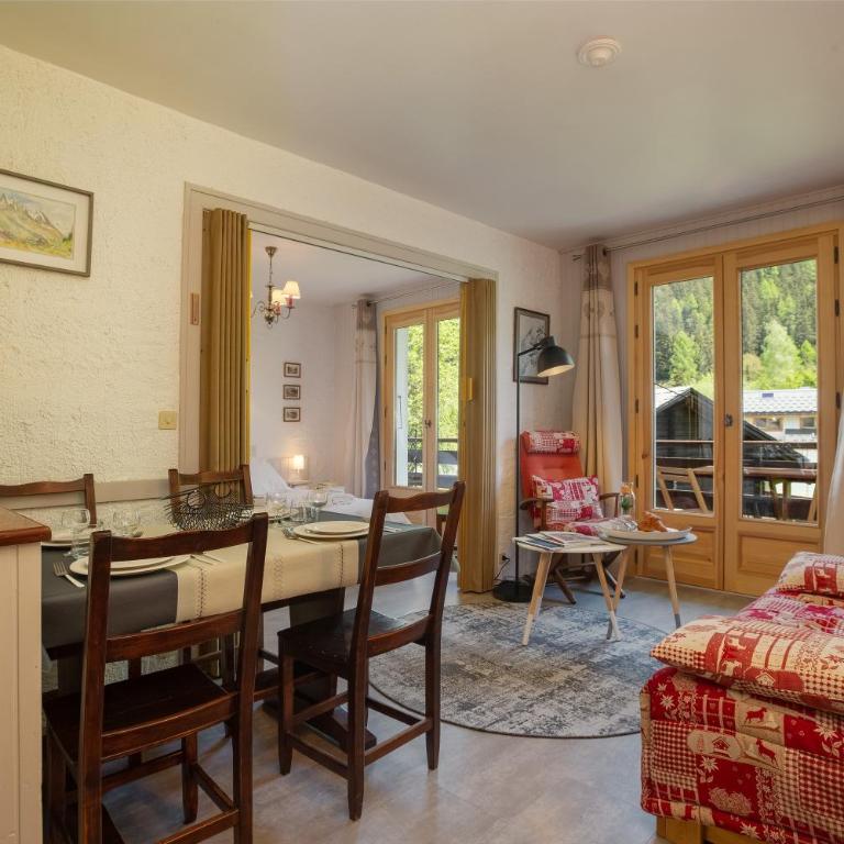 Résidence le Chardonnet G 1BR for 4 w/Shared Pool & panoramic views - Happy Rentals - Apartamento con balcón - 13