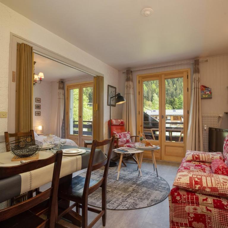 Résidence le Chardonnet G 1BR for 4 w/Shared Pool & panoramic views - Happy Rentals - Apartamento con balcón - 15