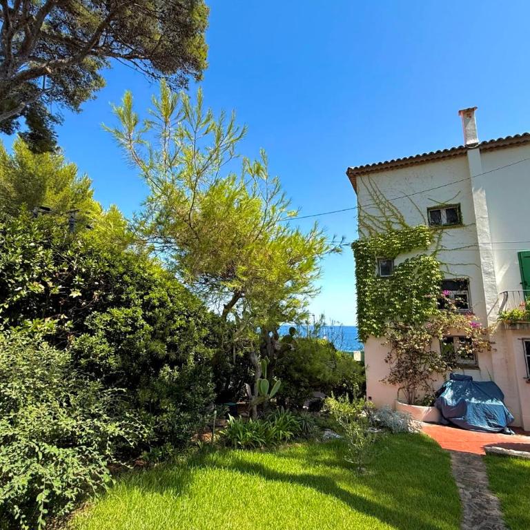 Cap d'Antibes vue plage de la GAROUPE - 8 couchages - Jardin et terrasse - Villa - 11