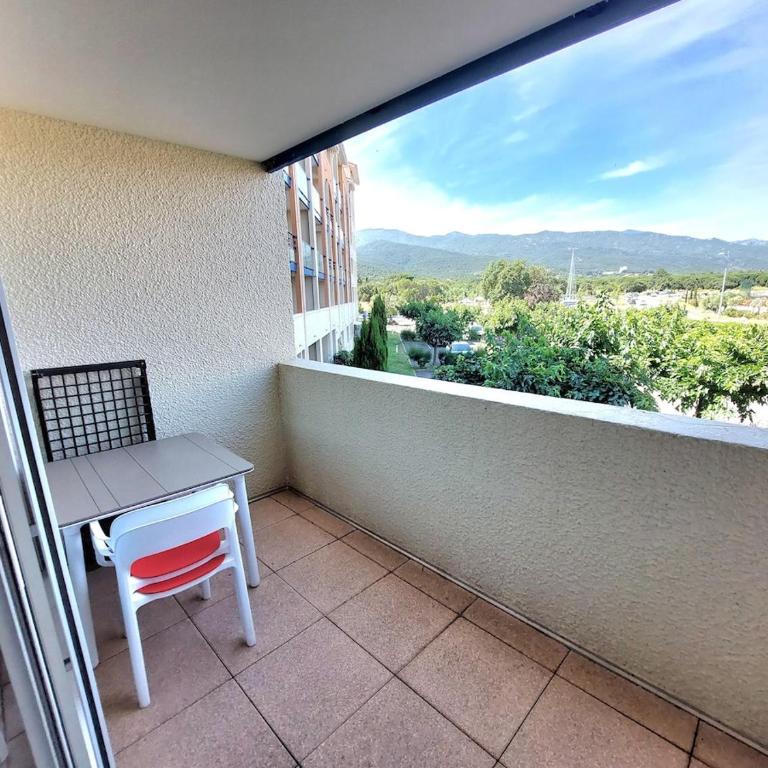 Studio avec clim, plage à 300m, piscine et parking - Estudio con vistas a las montañas - 5
