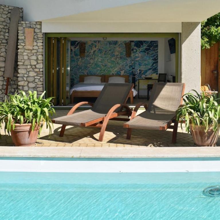 Exklusive Wohneinheit mit Panoramablick und Pool - Apartment mit 1 Schlafzimmer - 39