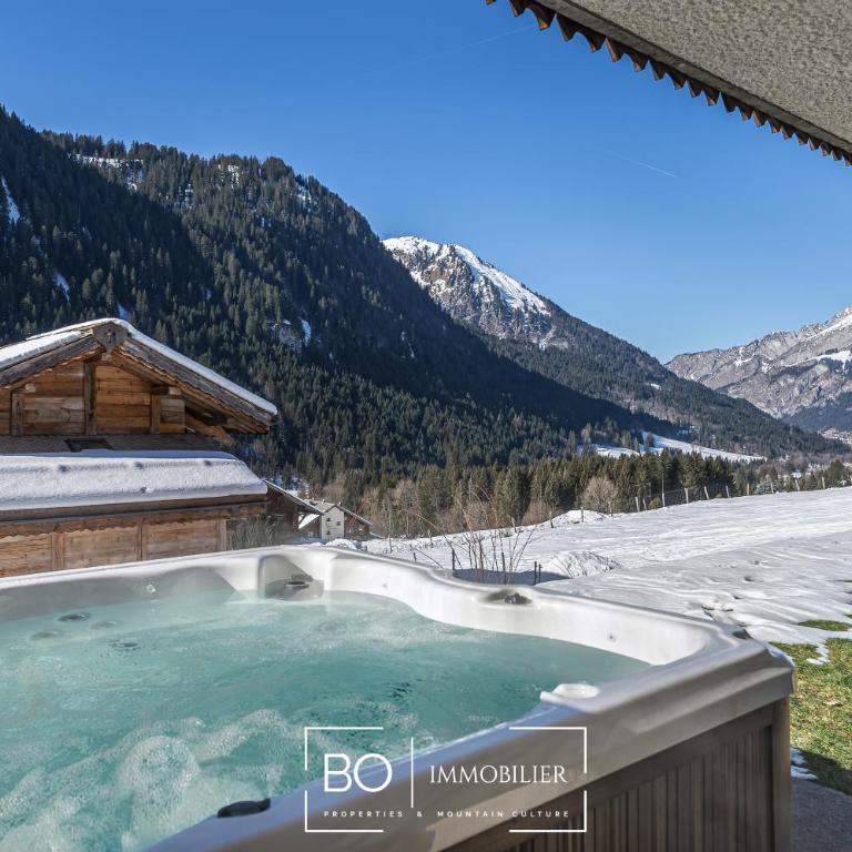 Montbeliarde - Chalet avec jacuzzi - BO Immobilier - Reduced prices on ski passes Châtel & Portes du Soleil - Chalet con 5 Camere da Letto - 1