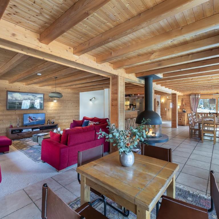Montbeliarde - Chalet avec jacuzzi - BO Immobilier - Reduced prices on ski passes Châtel & Portes du Soleil - Chalet con 5 Camere da Letto - 12