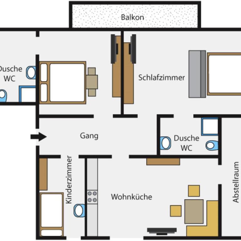 Haus Irma - Appartamento con doccia - 1