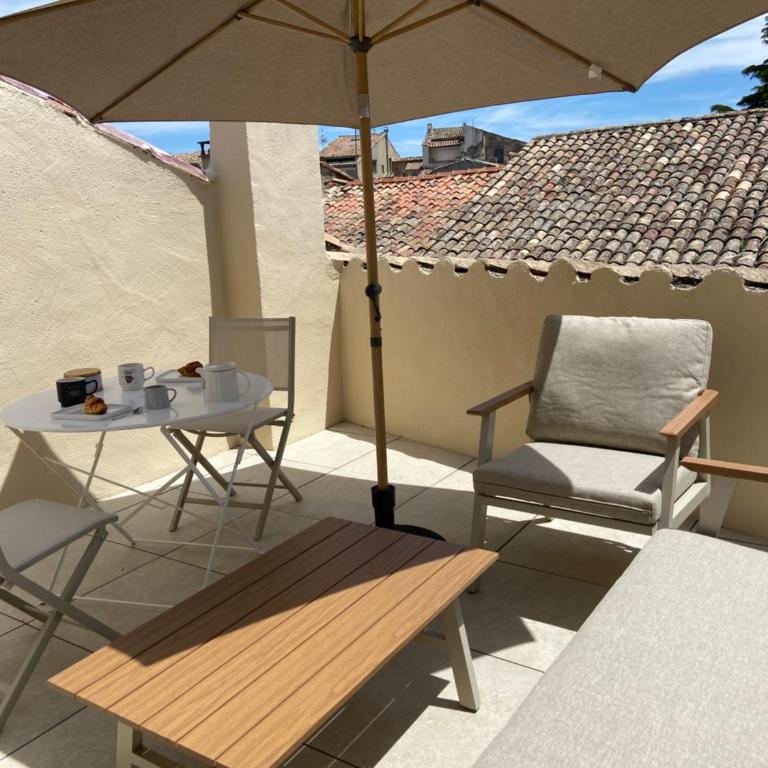 Parenthèse Uzétienne - Studio climatisé tout confort avec terrasse - Appartement 1 Chambre - 3