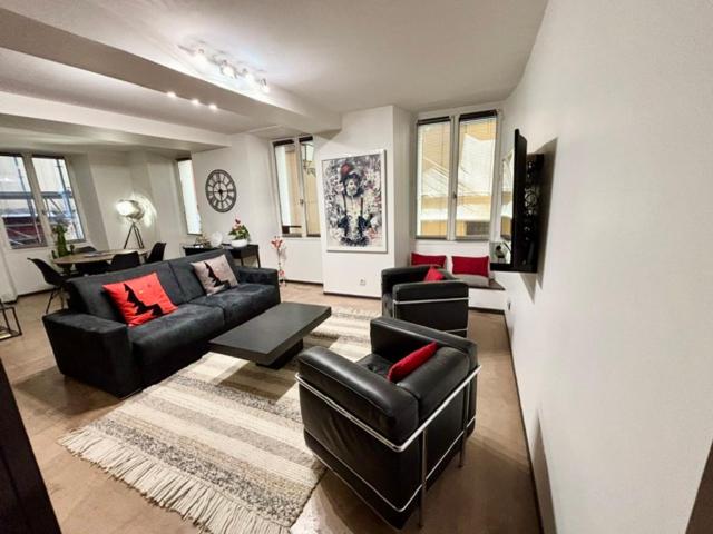 Appart chic vieux nice 3 min de la plage , clim, 4 pers - Appartement 1 Chambre - 34
