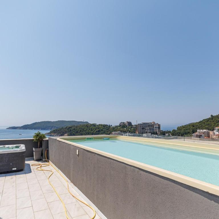 Panoramic Sea View 3BR Pool & Private Parking - Apartman sa 3 Spavaće Sobe i Pogledom na More - 23