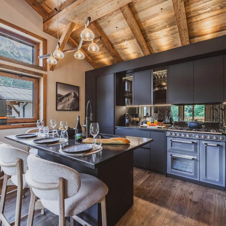 Chalet vue Mont-Blanc - 4 pers. - FR-1-343-281 - Chalet de 2 dormitorios - 6