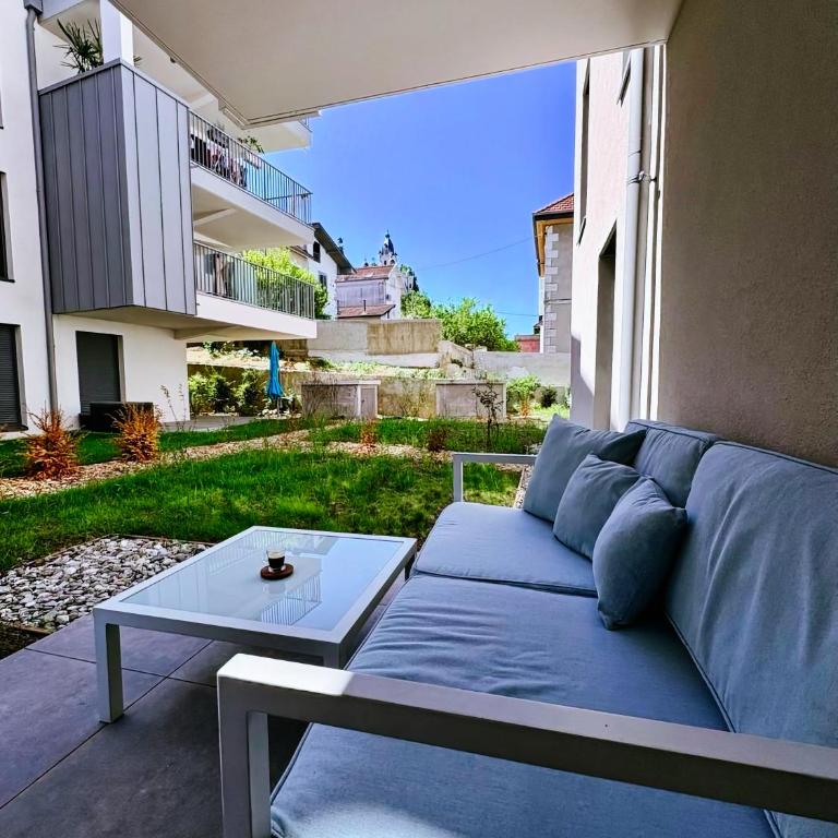 Le Jardin du Clos - Appartement 4 étoiles, jardin privé et garage - Appartement 1 Chambre de Luxe - Vue sur Jardin - 20