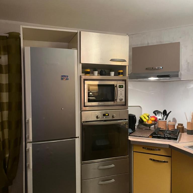 Studio Boulouris bord de mer RDJ 2 pers - Studio avec Vue sur Jardin - 12