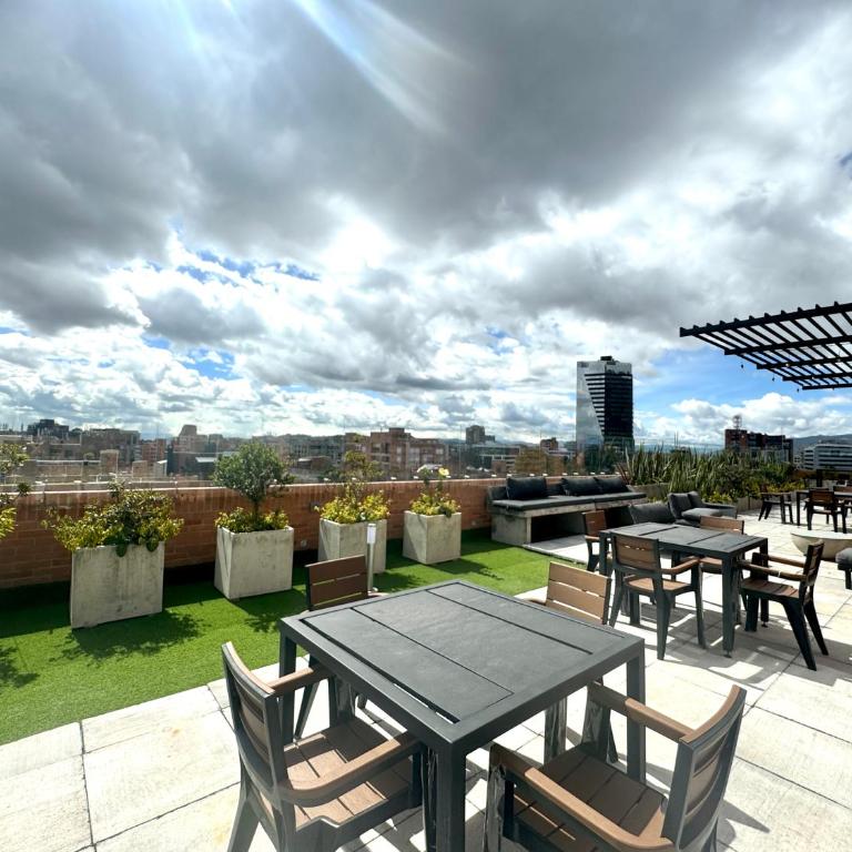 Maravilloso apto con balcón parque de la 93 - Apartamento de 1 dormitorio - 74