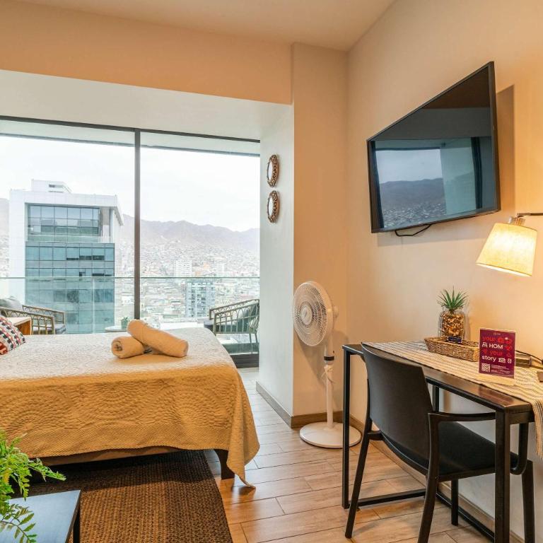 HOM I Estudio A pasos del Mall Plaza I Centro I Wifi PNB 0516 - Apartment - 6
