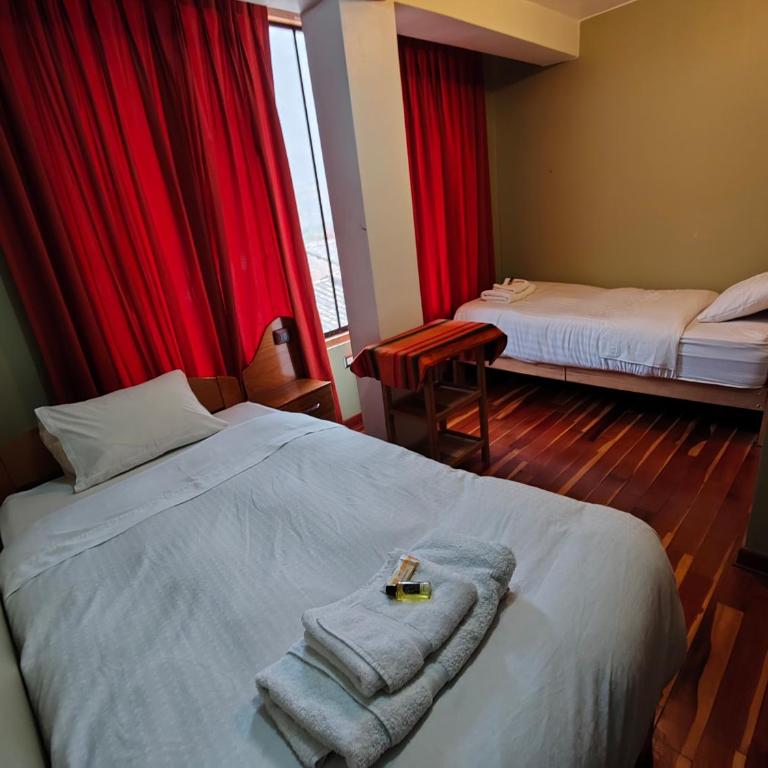 Hotel Qosqo Inka Dorado - Habitación Doble con baño privado - 2 camas - 10
