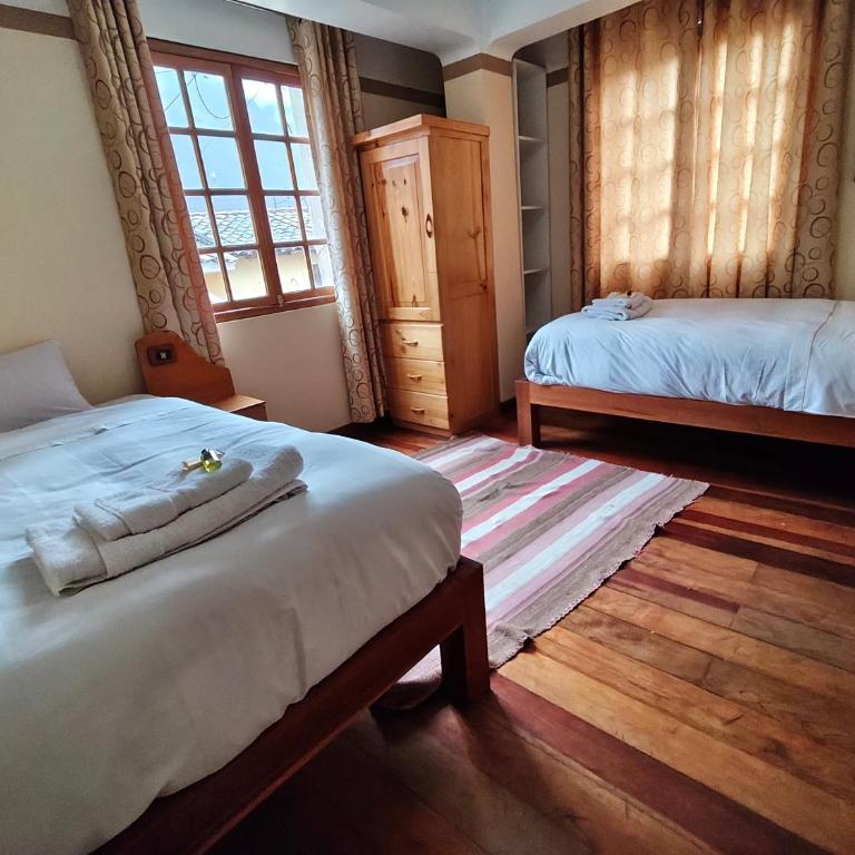 Hotel Qosqo Inka Dorado - Habitación Doble con baño privado - 2 camas - 14