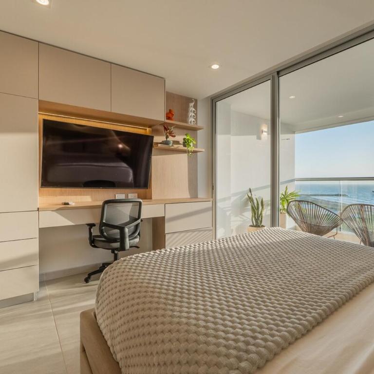 Elegant Sea View Loft Warm Design Airport 5 min - Loft - 38