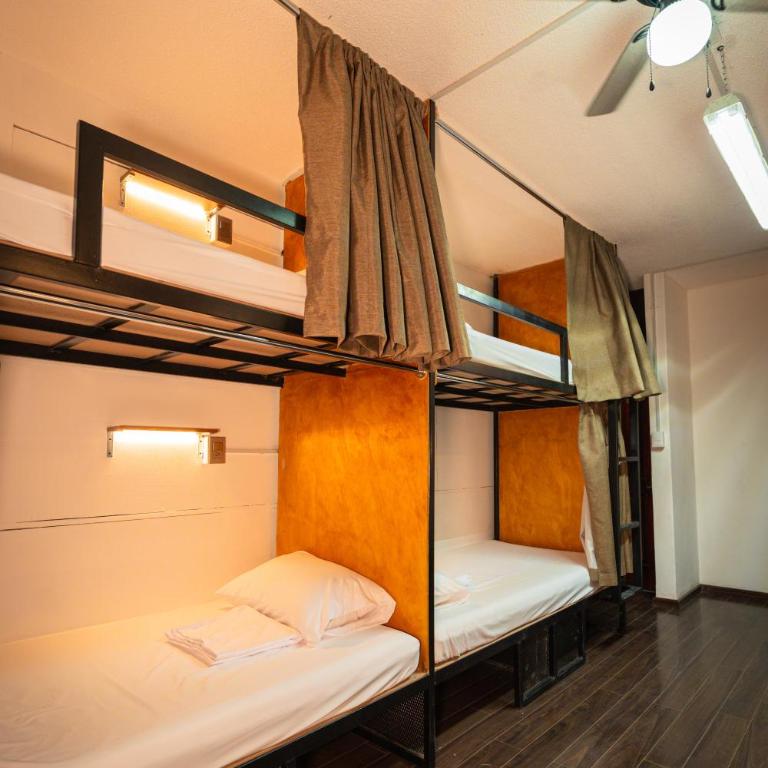 Hostal Vibes - Cama individual en dormitorio compartido de 10 camas - 9