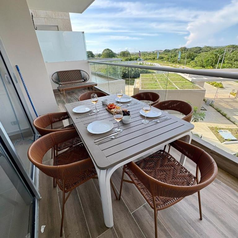 La mejor experiencia frente a la playa en Baía Kristal - Two-Bedroom Apartment - 38