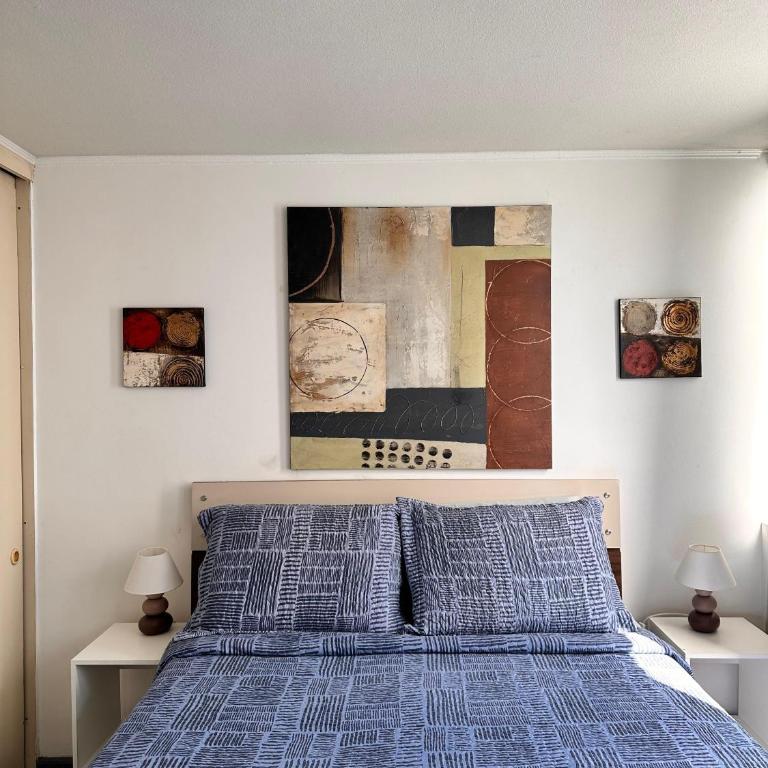 Apartamento equipado con cocina, wifi, baño l Movistar Arenas, Fantasilandia, Santiago centro - Apartamento de 1 dormitorio - 12