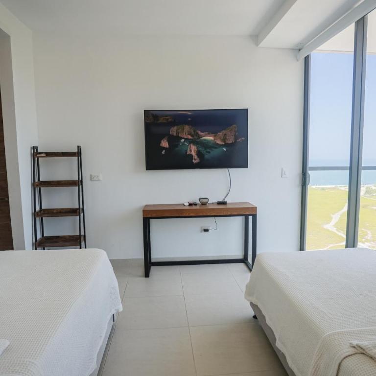 Fantástico Apartamento Santa Marta Pozos Colorados - Family Room - 14
