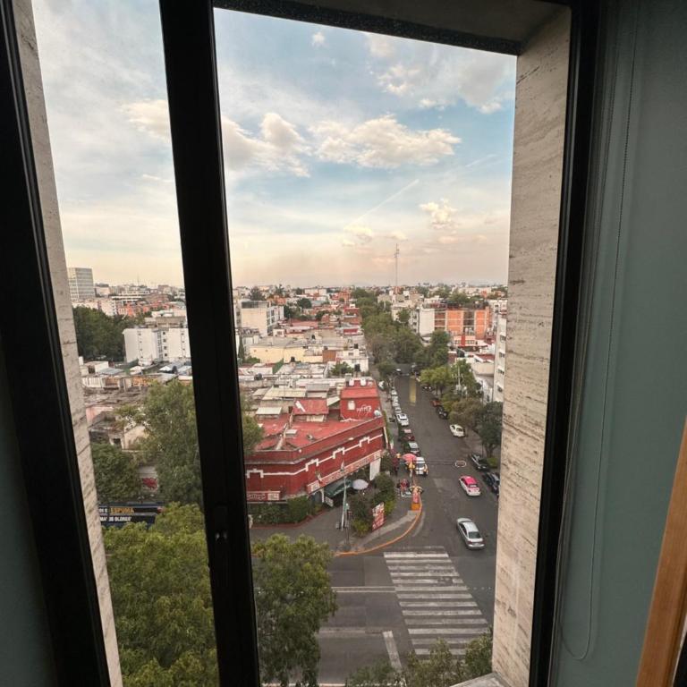 Chic Roma Norte Penthouse Loft AC & Parking - Apartamento Deluxe de 1 dormitorio con vistas a la ciudad - 4