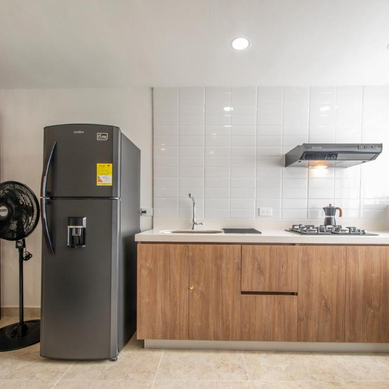 Moderno apartamento cerca a la playa el laguito - One-Bedroom Apartment - 2
