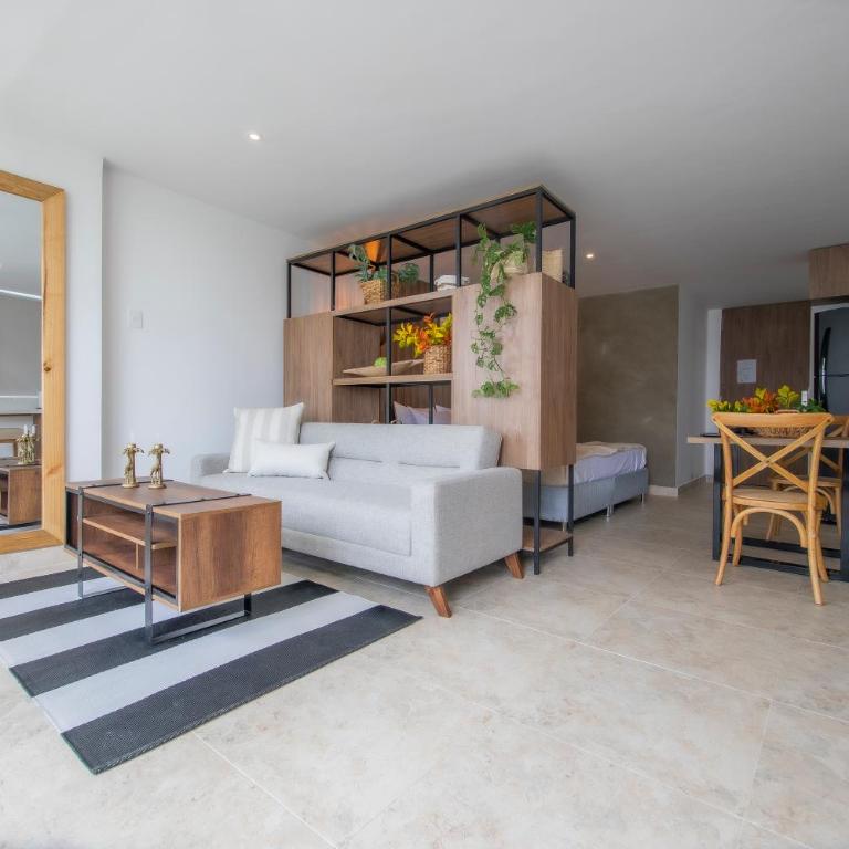 Moderno apartamento cerca a la playa el laguito - One-Bedroom Apartment - 2