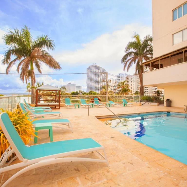 Moderno apartamento cerca a la playa el laguito - One-Bedroom Apartment - 7