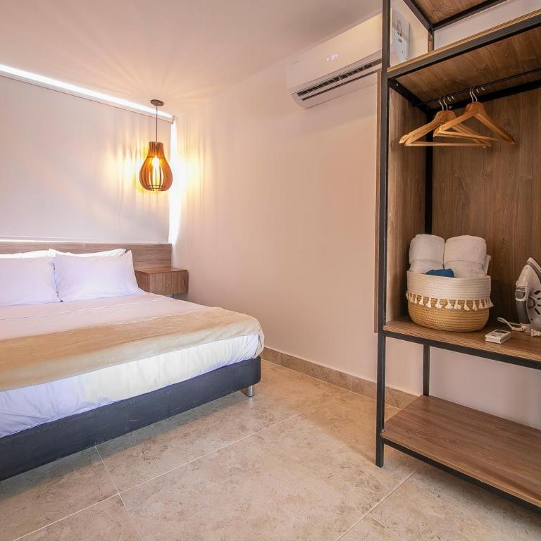 Moderno apartamento cerca a la playa el laguito - One-Bedroom Apartment - 9