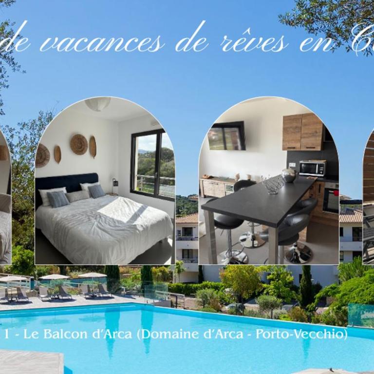 Appartement 4 personnes Domaine d'Arca à Porto-Vecchio - Appartement 2 Chambres - 1