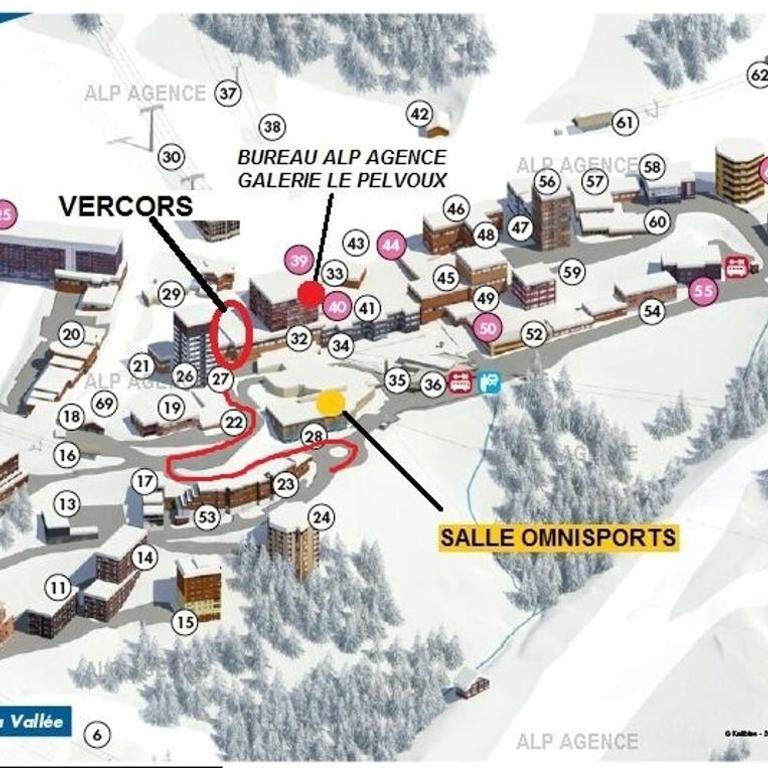 Résidence Le Vercors - Studio cabine 3/4 pers - LE VERCORS - 0R12VR - Plagne Centre MAE-9084 - Apartment - 12